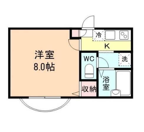 第6グリーンハイツの物件間取画像